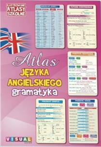 Okładka książki Ilustrowany atlas szkolny. Atlas j.ang. gramatyka