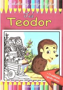 Okładka książki Jeż Teodor - kolorowanka