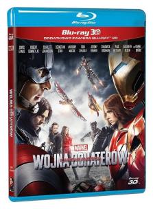 Okładka książki Kapitan Ameryka: Wojna bohaterów (2 Blu-ray) 3D