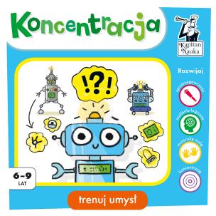 Okładka książki Kapitan Nauka. Gra Koncentracja