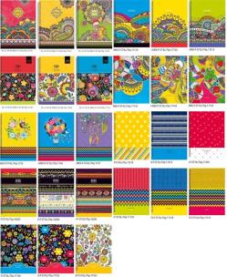 Opakowanie Kołonotatnik ozdobny 145x197/80K kratka FRESH