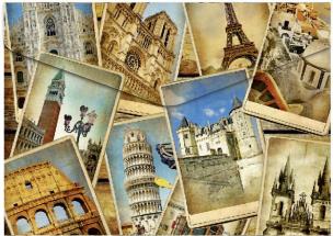 Opakowanie Koperta A5 na napę z nadrukiem Cities