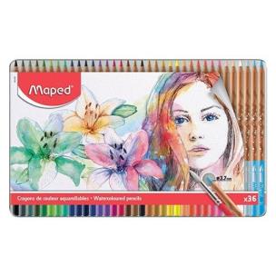 Opakowanie Kredki akwarelowe dla artystów 36 kolorów MAPED
