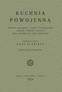 Okładka książki Kuchnia powojenna