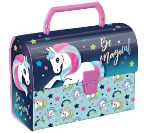 Okładka książki Kuferek oklejany Jednorożec DERFORM