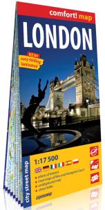 Okładka książki Londyn London laminowany plan miasta 1:17 500
