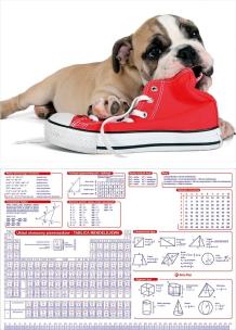 Opakowanie Mata mała dwustronna na biurko Piesek