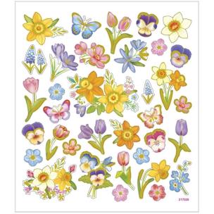 Opakowanie Naklejki Kwiaty Wiosenne