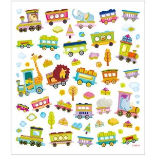 Opakowanie Naklejki Pociąg ze Zwierzętami