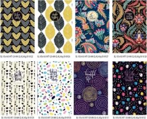 Opakowanie Notatnik ozdobny 105x165/120K kratka FRESH