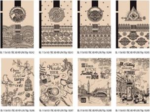 Opakowanie Notatnik ozdobny 113x165/80K linia FRESH