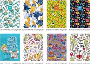 Opakowanie Notatnik ozdobny 145x197/64K linia FRESH