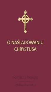 Okładka książki O Naśladowaniu Chrystusa - bordo
