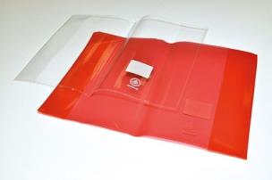 Opakowanie Okładka na zeszyt DONAU A5 czerwona 25 sztuk