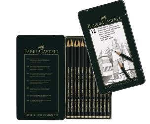 Opakowanie Ołówek Castell desing 12szt. opakowanie metalowe