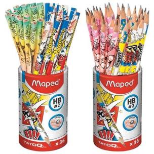 Opakowanie Ołówek Tatoo HB w kubku (36szt) MAPED