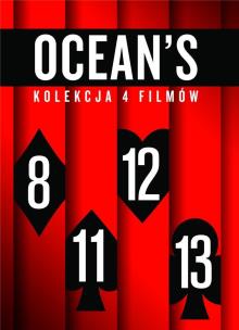 Okładka książki Pakiet: Ocean's 8/11/12/13 (4 DVD)