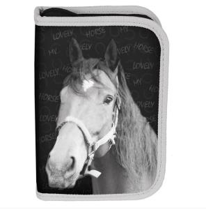 Opakowanie Piórnik bez wyposażenia Paso Horse czarno-szary