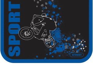 Opakowanie Piórnik dwuklapkowy z wyposażeniem SPORT Street