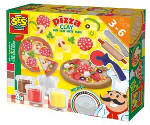 Pizza set clay. Wydawca: SES NL. Multiszop.pl Opakowanie Pizza set clay