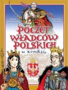 Okładka książki Poczet Władców Polski w komiksie