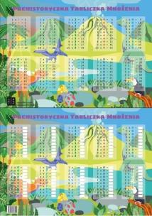 Opakowanie Podkładka na biurko. Prehistoryczna ... (10szt)