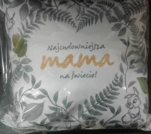 Opakowanie Poduszka dekor. z dedykacją - Najcudowiniejsz mama