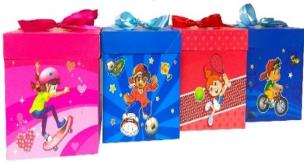 Opakowanie Pudełko składane róż dziewczynka M ROZETTE