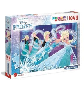 Opakowanie Puzzle 104 Maxi SuperColor Frozen