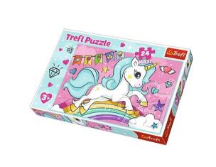 Opakowanie Puzzle 24 maxi Słodki Jednorożec TREFL