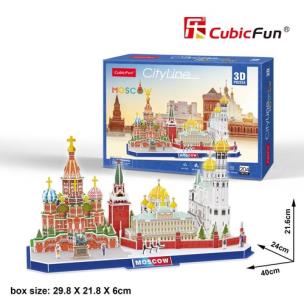 Opakowanie Puzzle 3D City Line Moscow