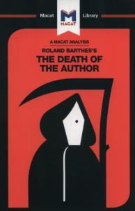Okładka książki Roland Barthes's The Death of the Author