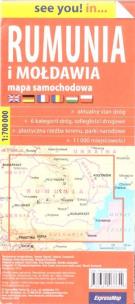 Okładka książki See you! in... Rumunia i Mołdawia mapa w.2019