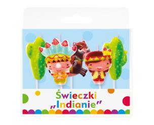Opakowanie ŚWIECZKI PIKERY INDIANIE 5 SZTUK PF-SPID