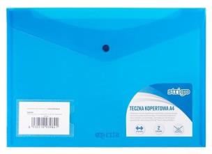 Opakowanie Teczka kopertowa A4 z kieszeniami niebieska STRIGO