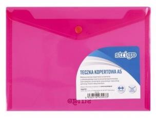 Opakowanie Teczka kopertowa A5 różowa STRIGO