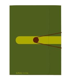 Opakowanie Teczka rysunkowa A4 PP z gumką zielona