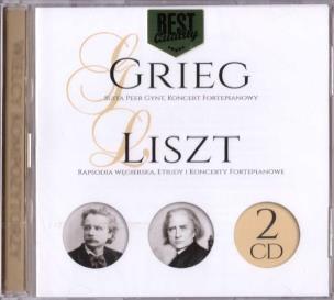 Okładka książki Wielcy kompozytorzy - Grieg, Liszt (2 CD)