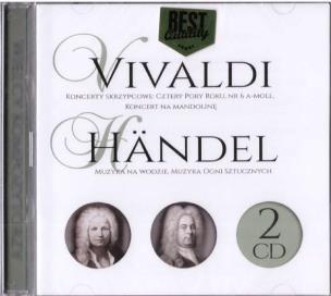 Okładka książki Wielcy kompozytorzy - Vivaldi, Handel (2 CD)