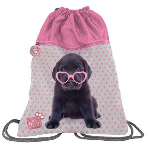 Opakowanie Worek na buty Studio Pets w różowe serduszka