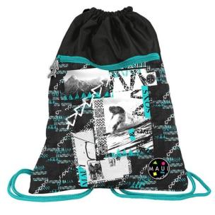 Opakowanie Worek na obuwie Maui and Sons zielono-czarny