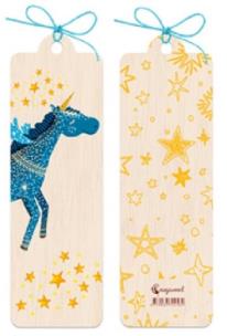 Opakowanie Zakładka drewniana Jednorożec