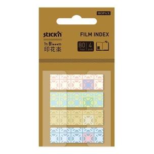 Opakowanie Zakładki ind. zetki, 4 kolory, bloom