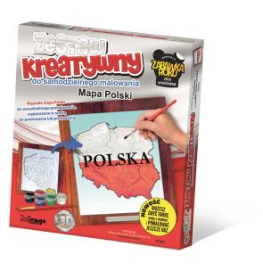Opakowanie Zestaw Kreatywny do malowania - Mapa Polski