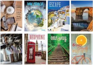 Opakowanie Zeszyt A4 w kratkę 50 kartek Street Maxi 10 sztuk mix