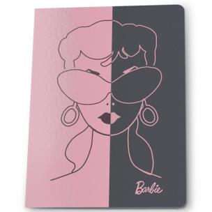 Opakowanie Zeszyt A5 w kratkę 60 kartek Barbie 5 sztuk