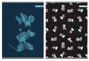 Opakowanie Zeszyt A5 w kratkę 80 kartek Minnie 5 sztuk