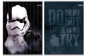 Opakowanie Zeszyt A5 w kratkę 80 kartek Star Wars 5 sztuk