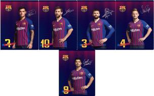 Opakowanie Zeszyt A5/16K kratka FC Barcelona 7 (20szt) ASTRA