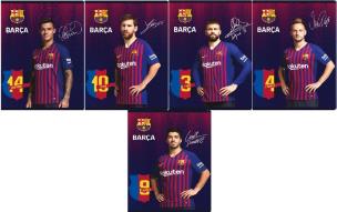 Opakowanie Zeszyt A5/16K trzy linie kol. FCB 7 (20szt) ASTRA